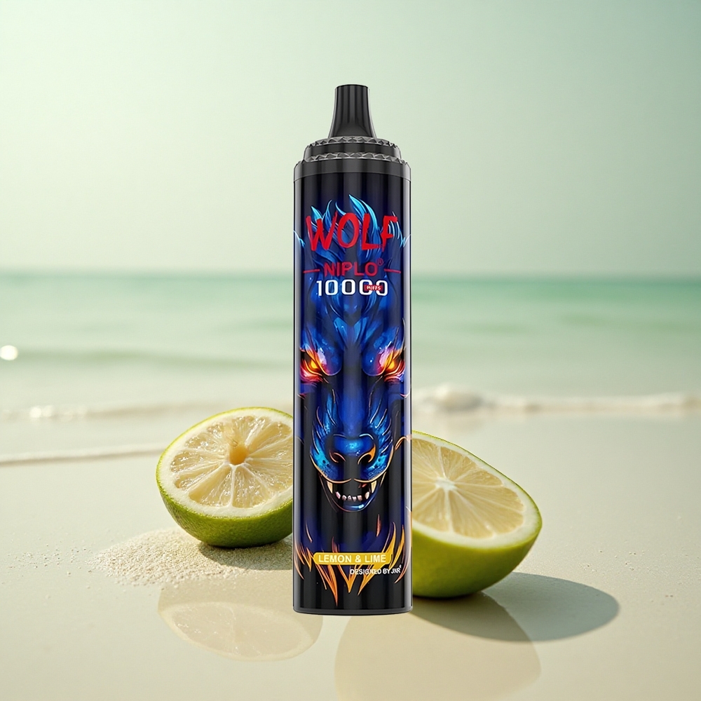 JNR Wolf Niplo 10000 Sitruuna & Lime 1.0 Ohm Mesh 650mAh Type-C