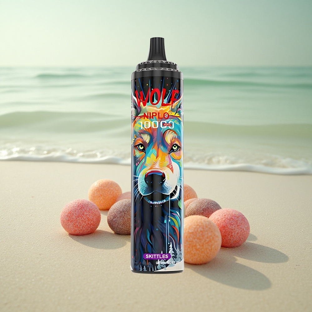 JNR Wolf Niplo 10000 Skittles 20ml Mesh 1.0 Ohm Type-C