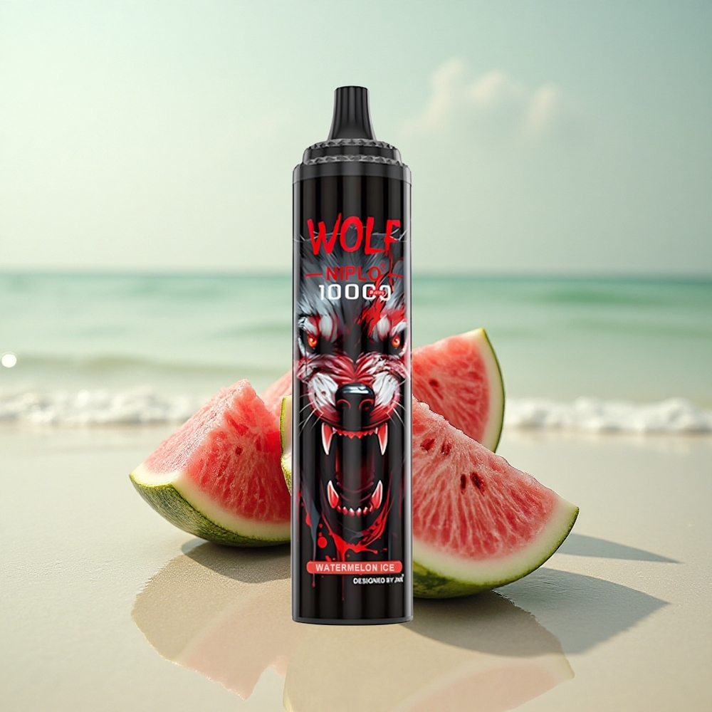 JNR Wolf Niplo 10000 Vesimeloni Jää 20ml 5% Type-C