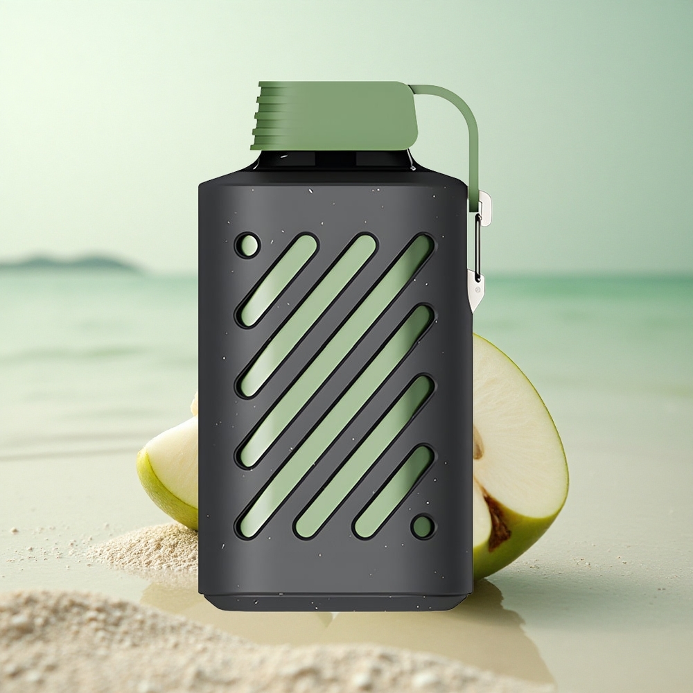 VOZOL GEAR 10000 Puffs Kirpeä Omena Jää - 10000 Tuhkauahtoa - 20 ml Nestemäärä