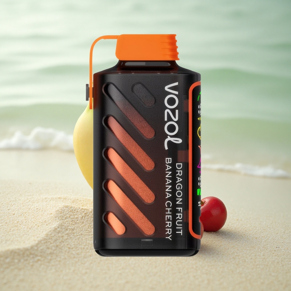 VOZOL Gear Power 20000 Puffs Lohikäärmeen Hedelmä Banaani Kirsikka Dual Mesh 20mL 50mg