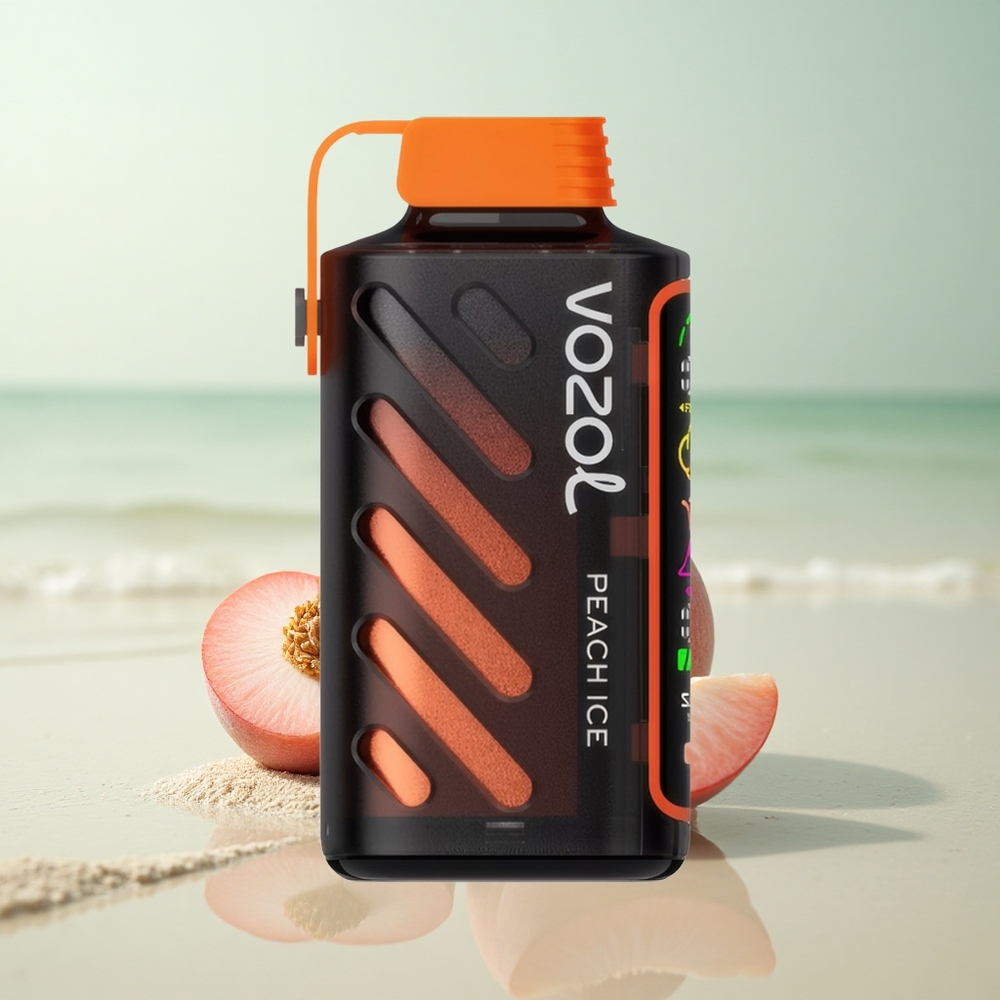 VOZOL Gear Power 20000 Puffs Persikka Jää 20mL Kaksoisverkkokäämitys