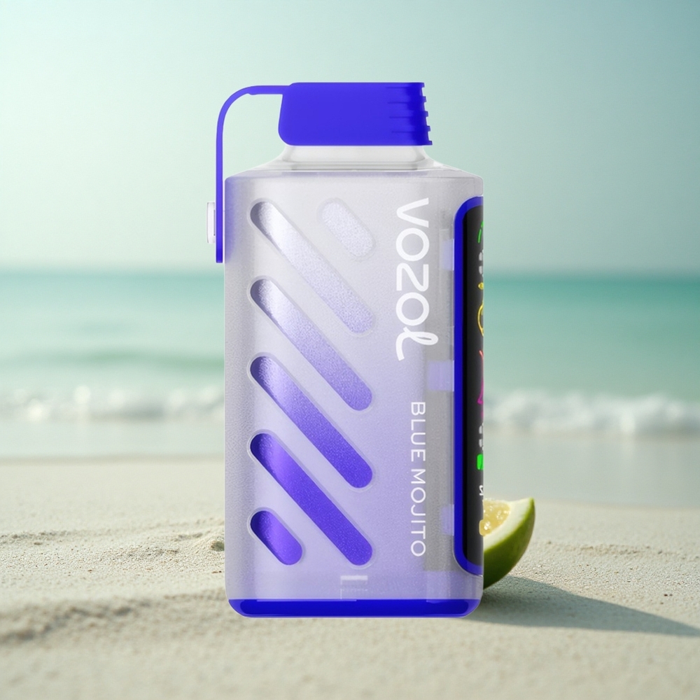 VOZOL Gear Power 20000 Puffs Sininen Mojito Kaksoishuokaleikkaus Näyttö