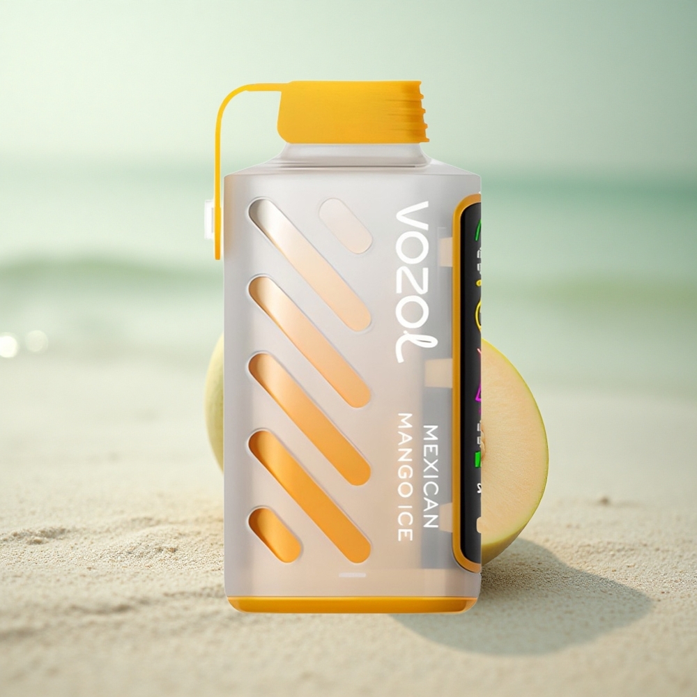 VOZOL Gear Power 20000 Puffs Suomalainen Mango Jää - Kaksoishuopakäämellä, 20ml, 5% Nikotiinia