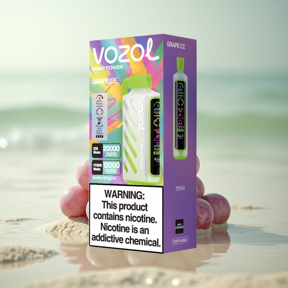 VOZOL Gear Power 20000 Puffs Viinijää Dual Mesh 20ml 5%