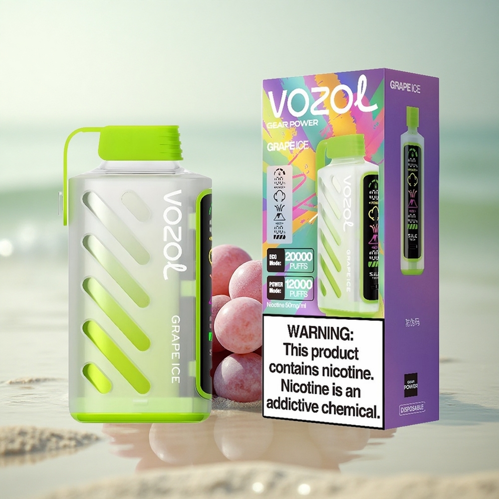 VOZOL Gear Power 20000 Puffs Viinijää Dual Mesh 20ml 5%