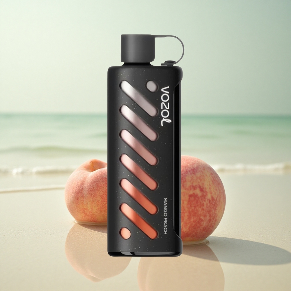 VOZOL Gear Shisha 25000 Puffs Mango-Persikka Kaksoisverkko 1000mAh