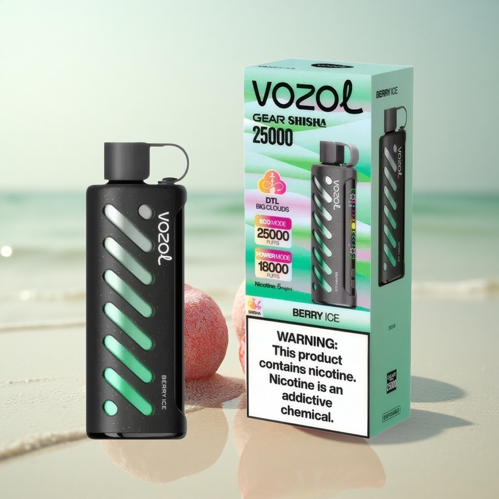 VOZOL Gear Shisha 25000 Puffs Marjajää Dual Mesh 1000mAh