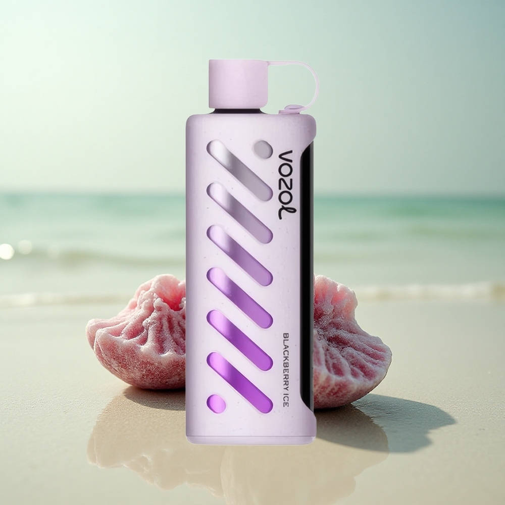 VOZOL Gear Shisha 25000 Puffs Mustajäämarja Kaksoismuoto Älypiiri 1000mAh