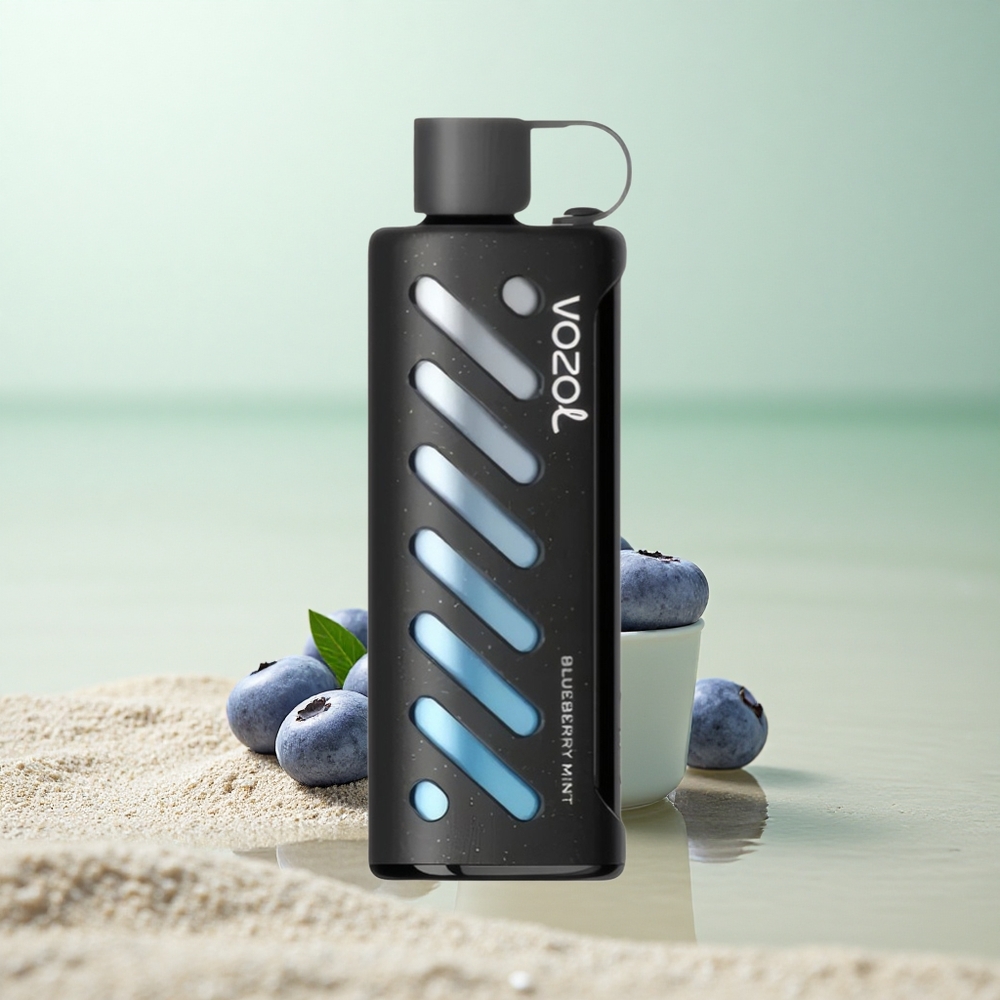 VOZOL Gear Shisha 25000 Puffs Mustikkaminttu Kaksoismuoto 1000mAh 5mg