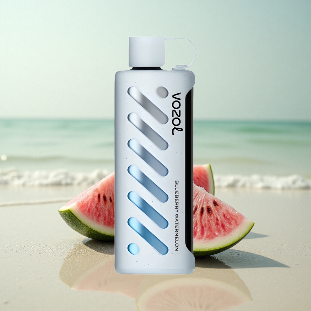 VOZOL Gear Shisha 25000 Puffs Mustikkavesimeloni Kaksoisverkko 1000mAh 5mg/ml