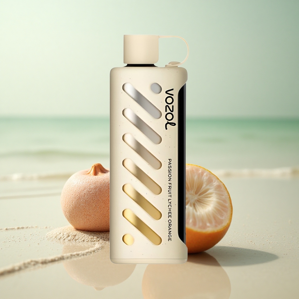 VOZOL Gear Shisha 25000 Puffs Passionhedelmä Liitsi Oranssi 1000mAh Dual Mesh