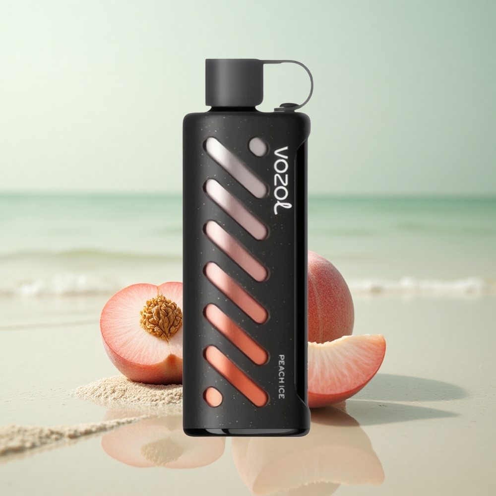VOZOL Gear Shisha 25000 Puffs Persikka Jää Dual Mesh 1000mAh