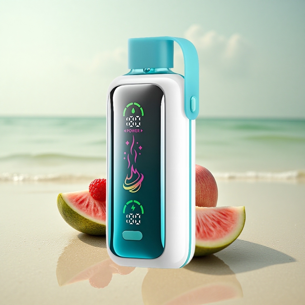 VOZOL Star 20000 Puffs Vadelma Omena Vesimeloni Ananas 650mAh Kaksoisverkko 2.2'' HD-peili