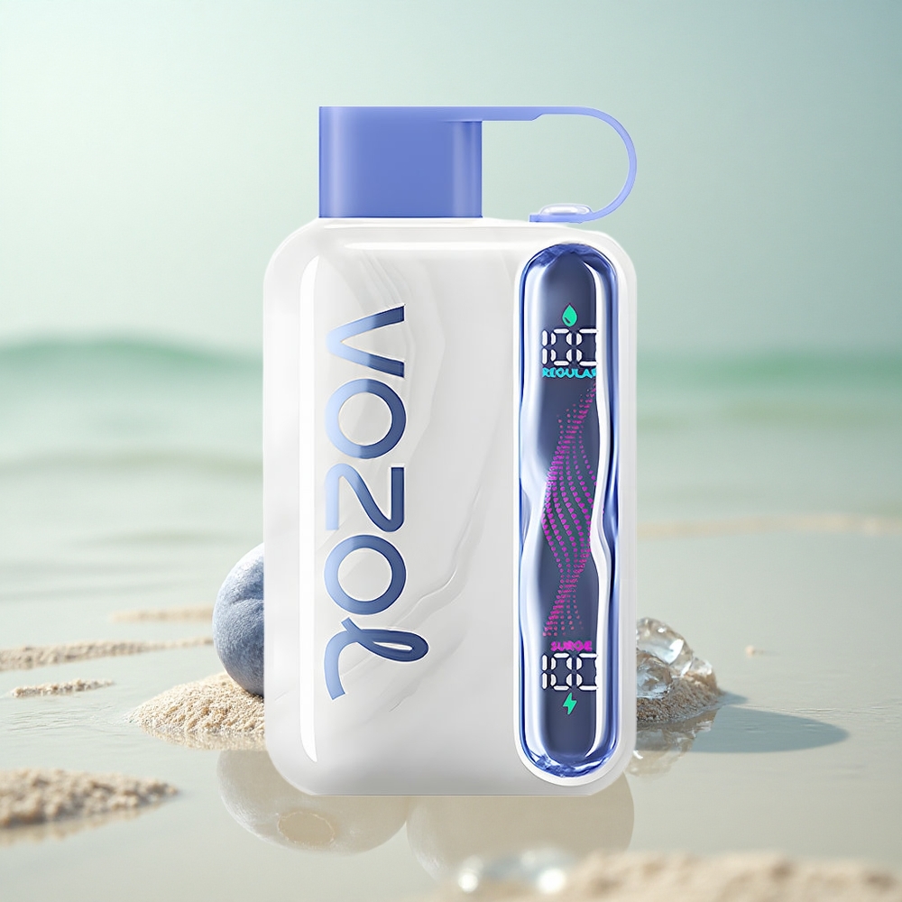 VOZOL STAR 40000 Puffs Mustajää 1000mAh Type-C 20/50mg/ml