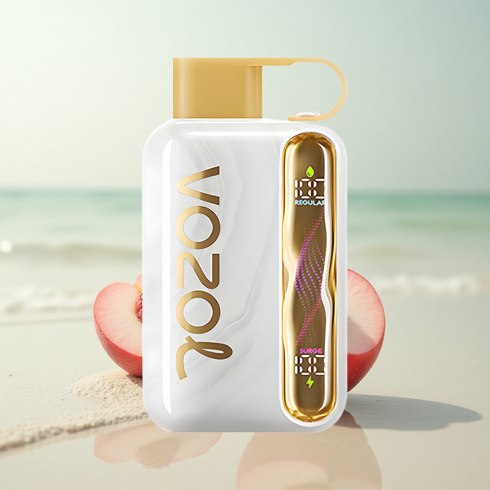 VOZOL STAR 40000 Puffs Valkoinen Persikka Vadelma 1000mAh Type-C 20/50mg/ml