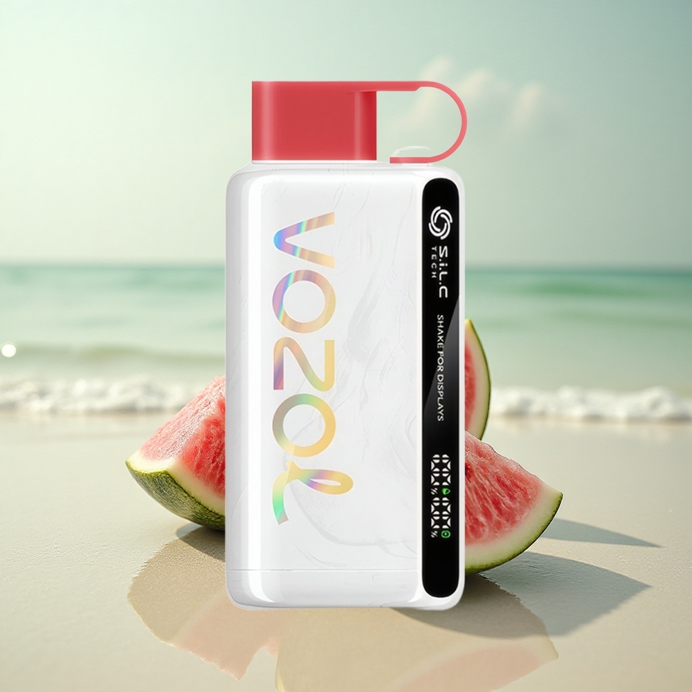 VOZOL STAR 9000/12000 Puffs Vesimelonijää S.i.L.C TECH - 650mAh - 30% Nopeampi Lataus