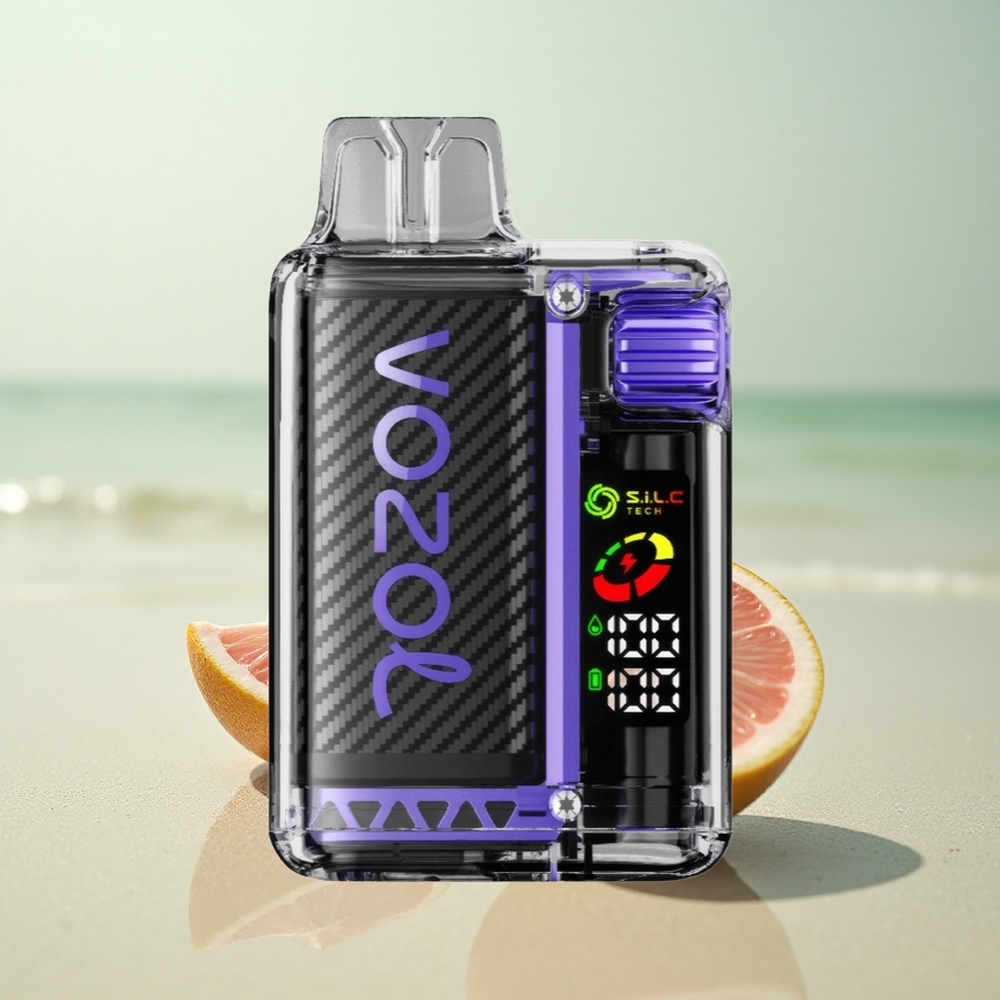 VOZOL Vista 20000 Puffs Elderflower Grapefruit 650mAh OLED Uudelleenladattava