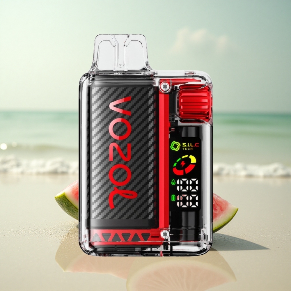 VOZOL Vista 20000 Puffs Vadelma-vesimeloni 650mAh OLED Uudelleenladattava