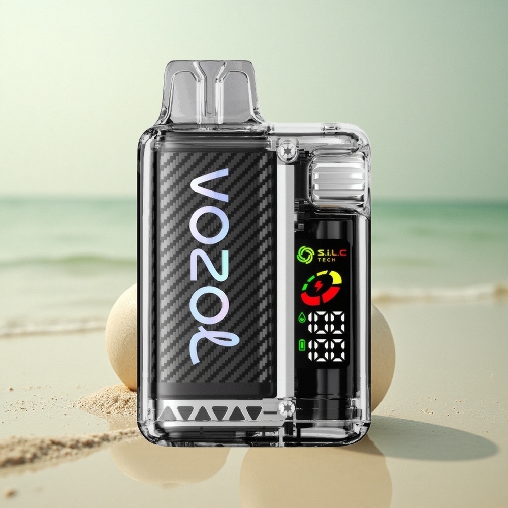 VOZOL Vista 20000 Puffs Vanicreme Tupakka LCD-näyttö 2% Nikotiinia Uudelleenladattava 650mAh